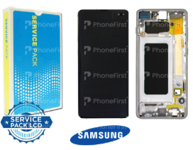 Samsung S10E G970 LCD (W/F) Service Pack White