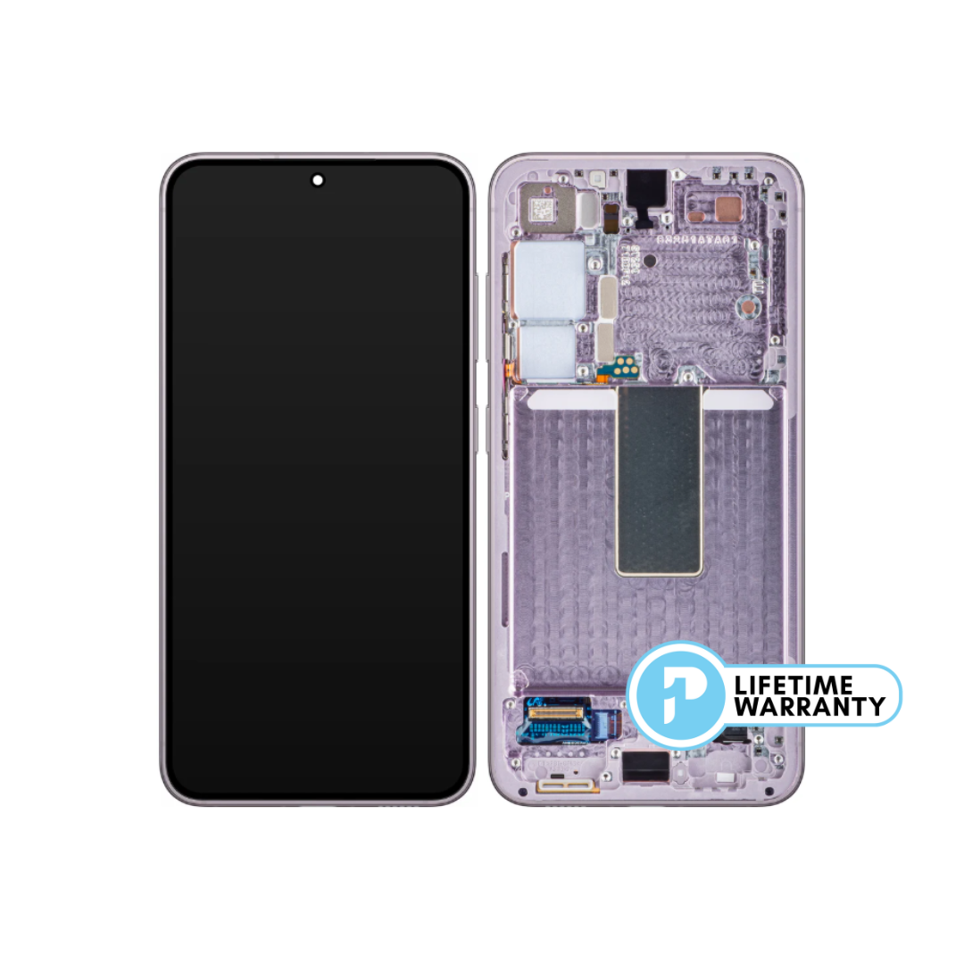 Samsung S23 S911 LCD (W/F) Service Pack Lavender / Pink