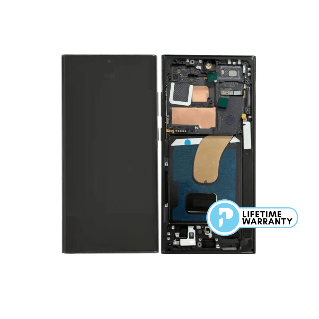 Samsung S23 Ultra S918 LCD (W/F) Glass Change Black