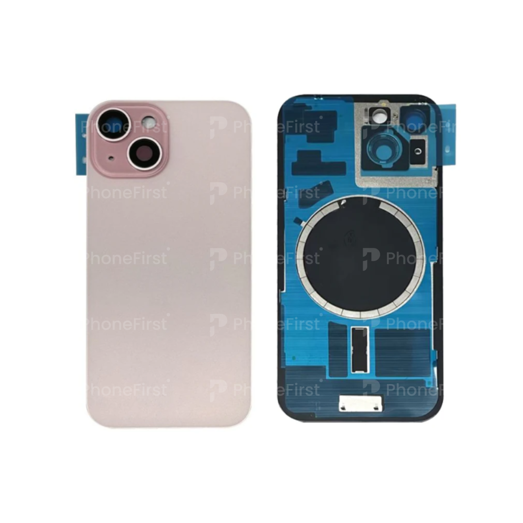 Apple iPhone 15 Plus - Battery Back With Magnet Pink