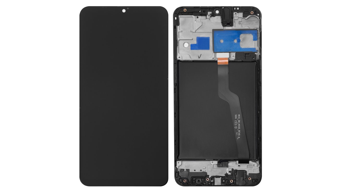Samsung A10 A105 LCD (W/F) Glass Change Black