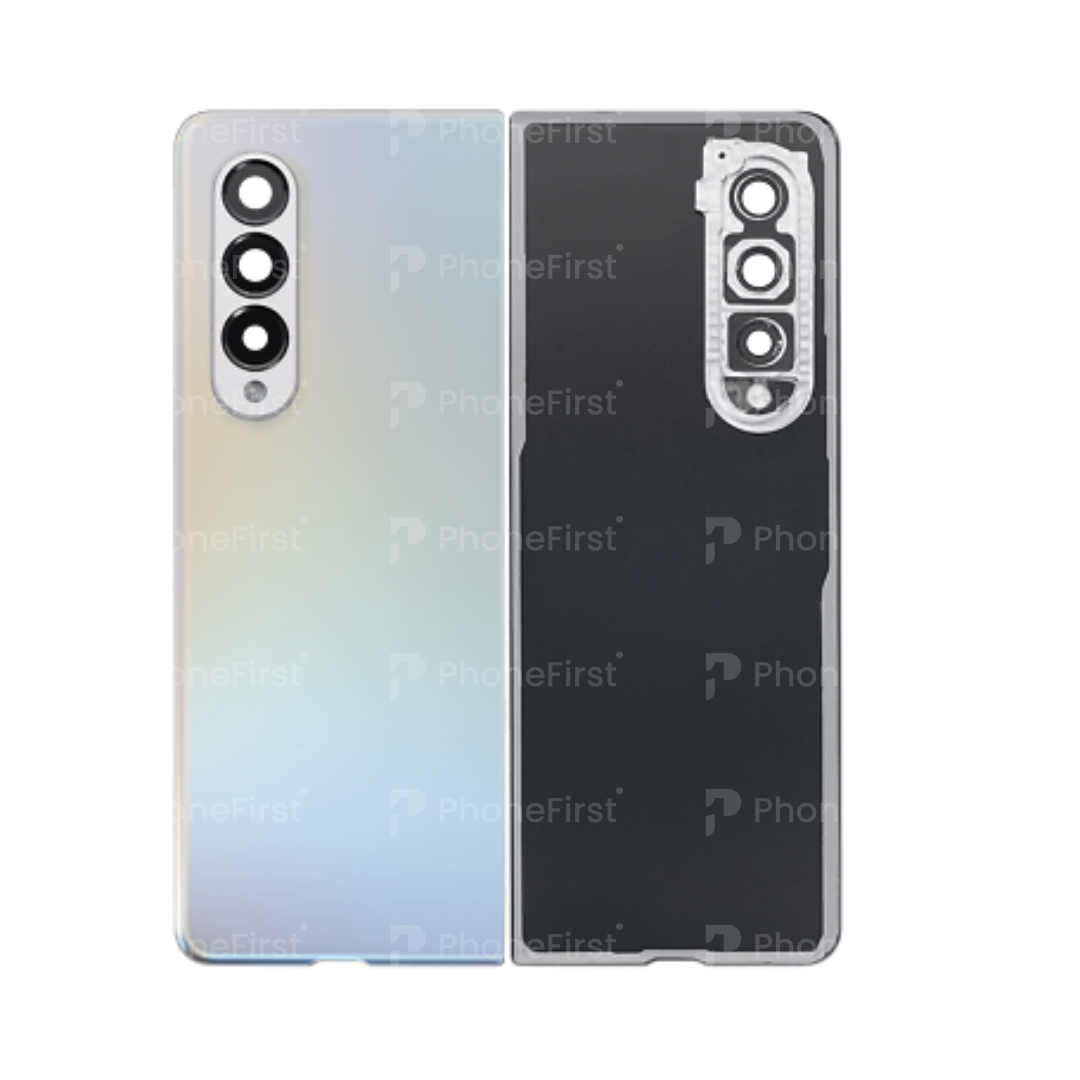 Samsung Z Fold 3 F926 - Battery Back With Lens Phantom Silver