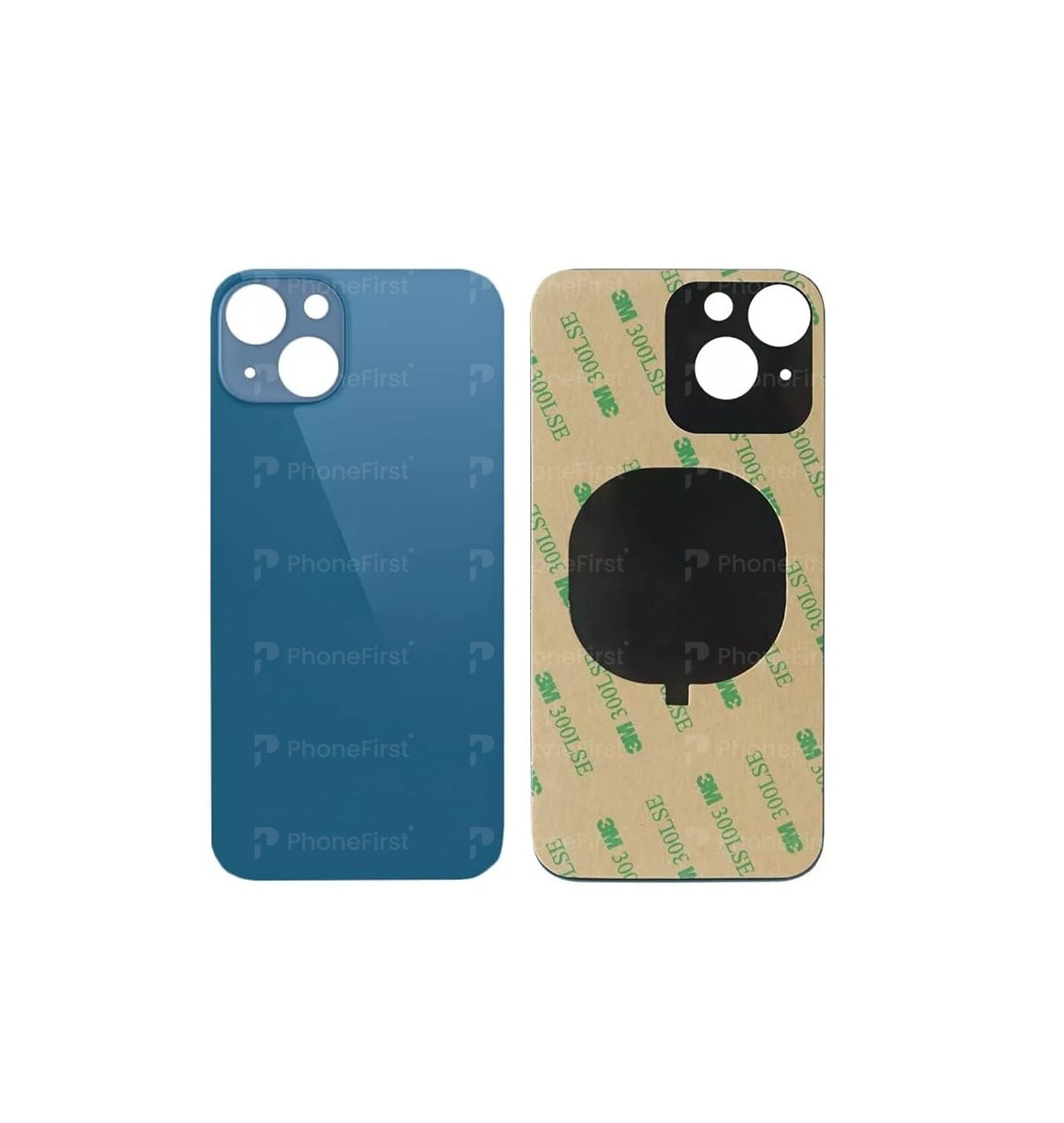 Apple iPhone 13 (6.1) - Battery Back Big Hole Blue