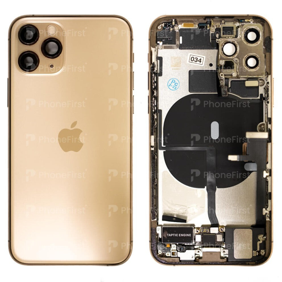 Apple iPhone 11 Pro Housing with Parts 100 % Original Grade B Gold