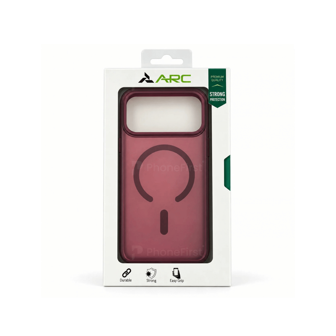 iPhone 17PM / 18PM Frosty Magsafe Case Cherry