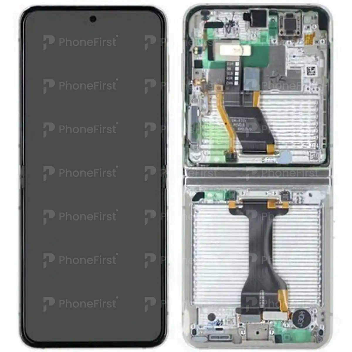 Samsung Z Flip 5 F731 LCD (W/F) Service Pack Inner Screen Cream