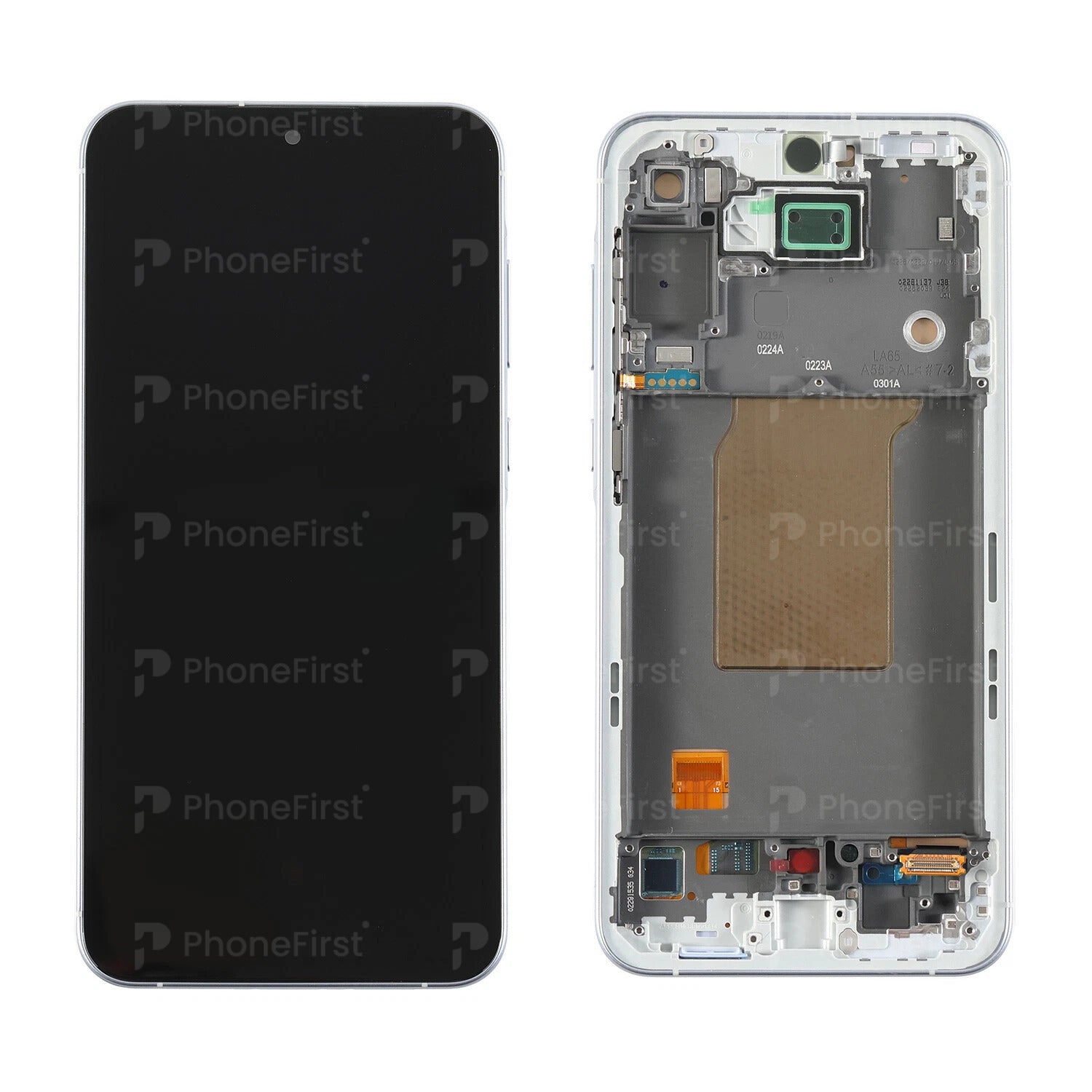 Samsung A55 5G A556 LCD (W/F) Service Pack Awesome Iceblue