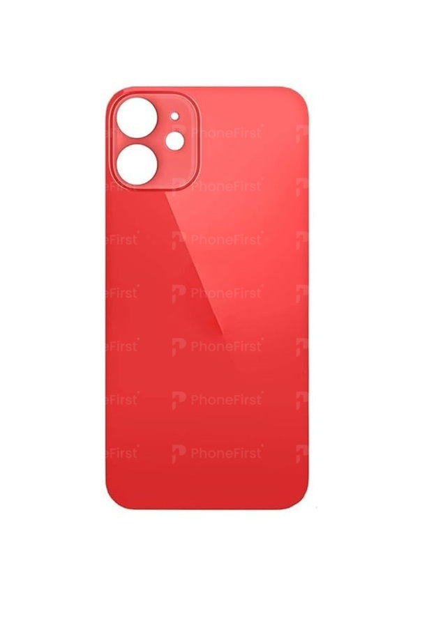 Apple iPhone 12 mini (5.4) - Battery Back Big Hole Red