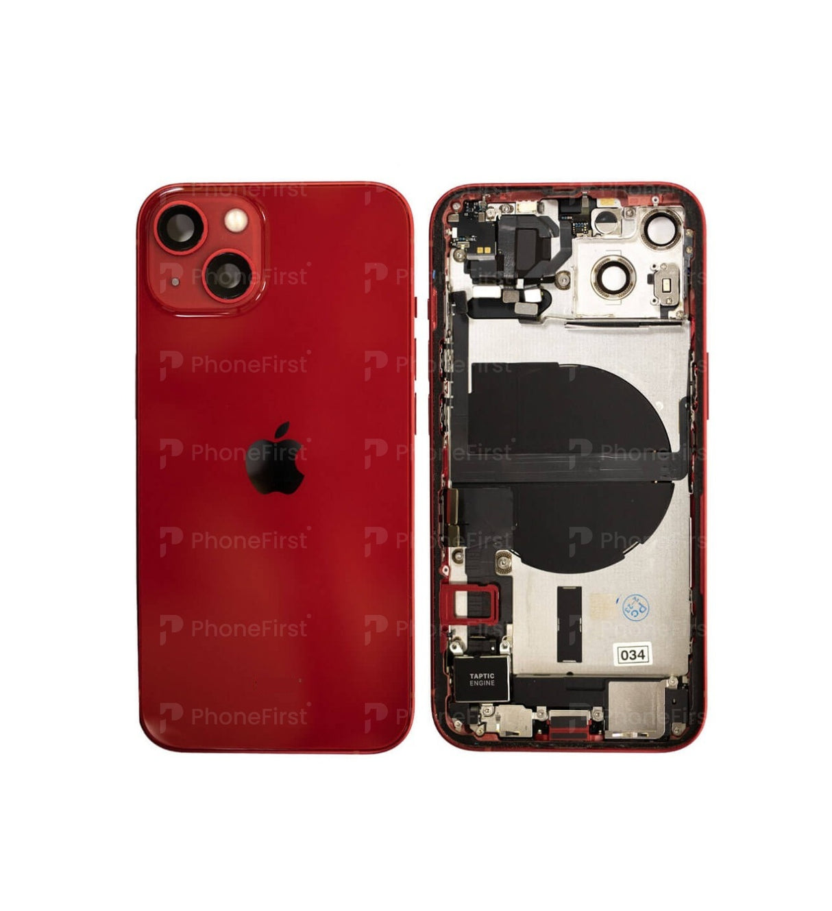 Apple iPhone 13 (6.1) Housing With Original Parts Red
