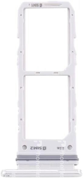 Samsung A90 A905 - Sim Tray Silver