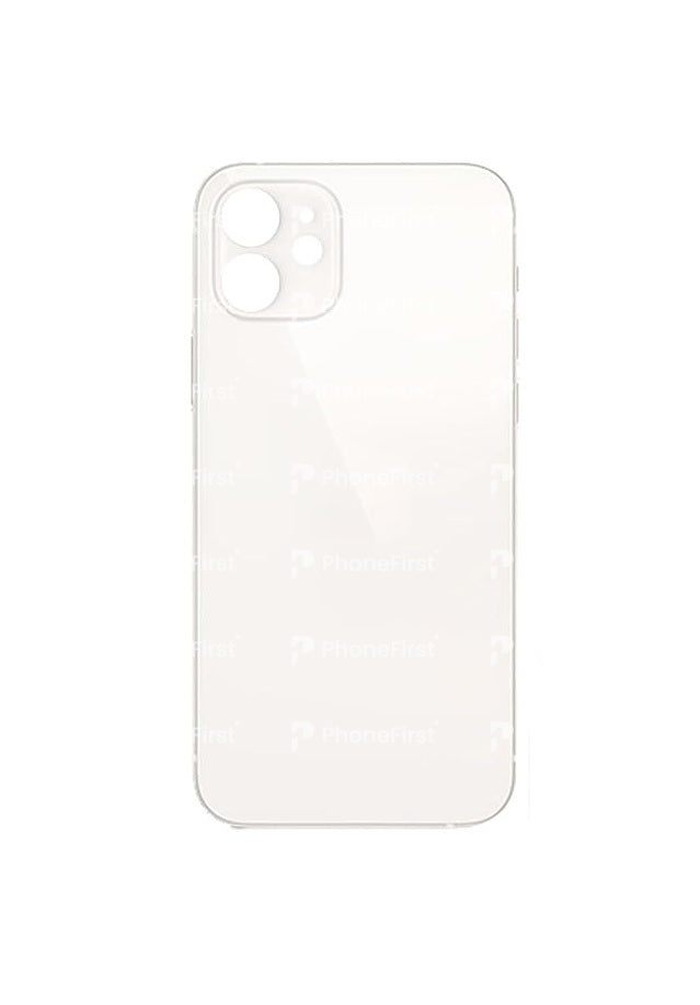 Apple iPhone 12 mini (5.4) - Battery Back Big Hole White