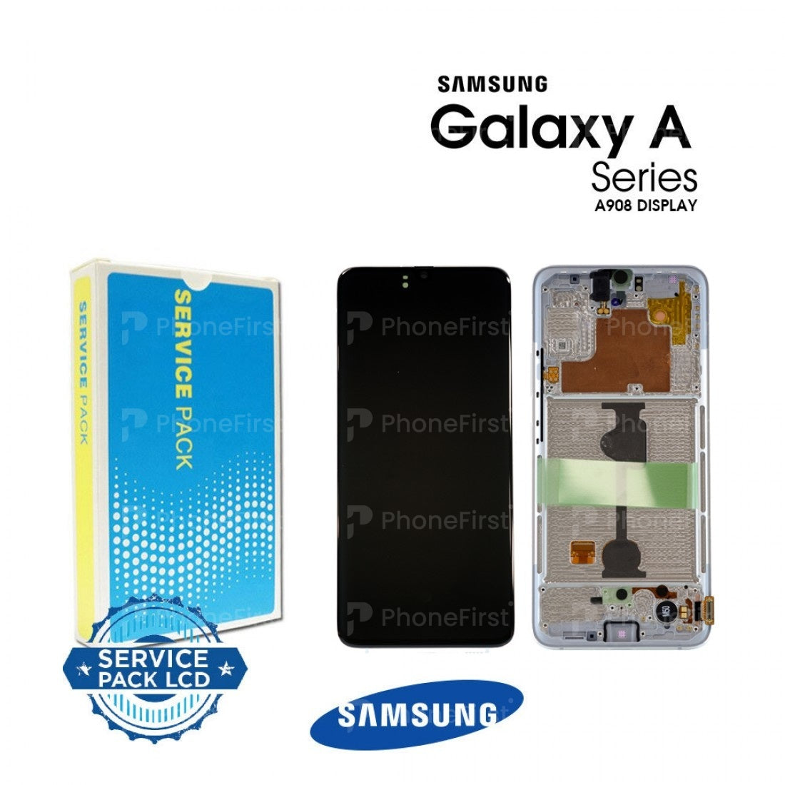 Samsung A90 5G A908 LCD (W/F) Service Pack White