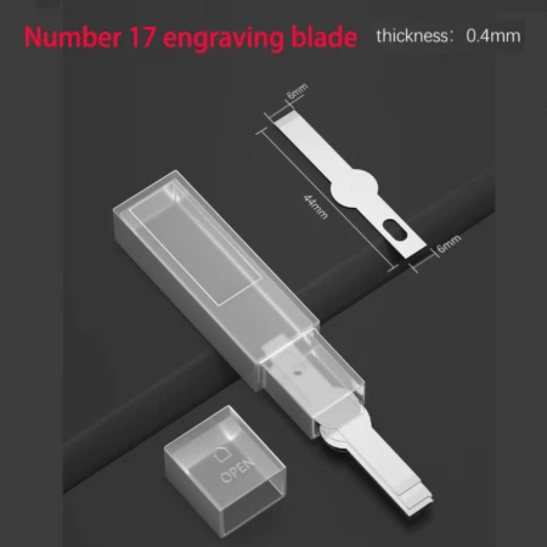 Ma Ant Carving Blade No.17 (Pack of 10 Blades)
