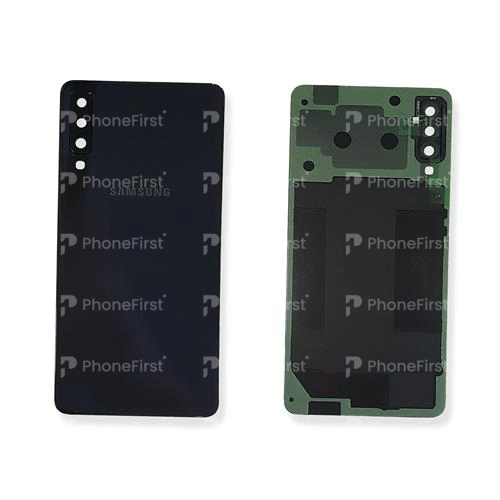 Samsung A7 2018 A750 - Battery Back With Lens Black