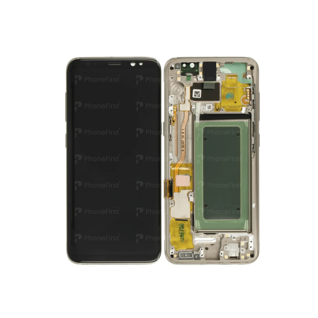 Samsung S8 G950 LCD (W/F) Glass Change Blue