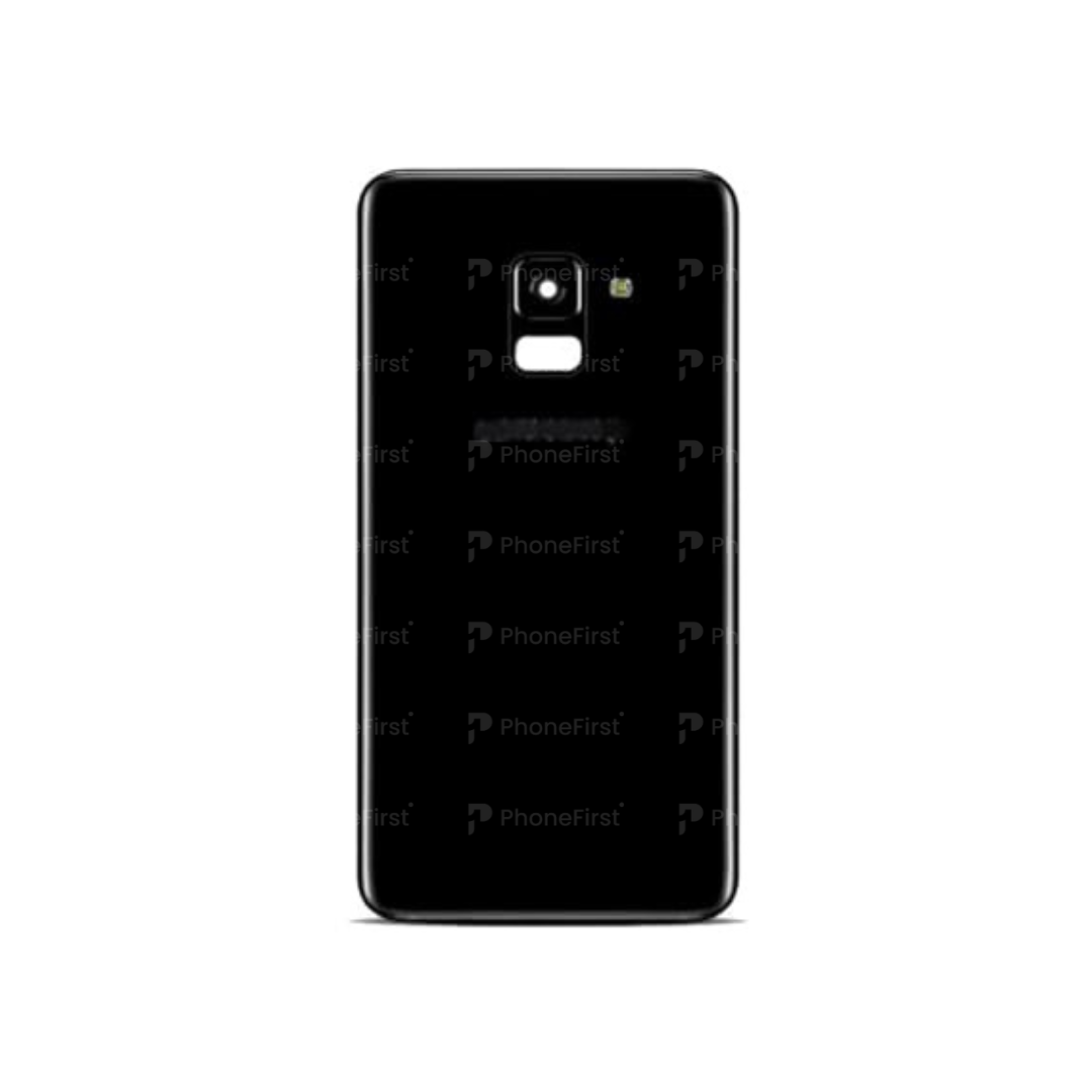 Samsung A8 2018 A530 - Battery Back With Lens Black