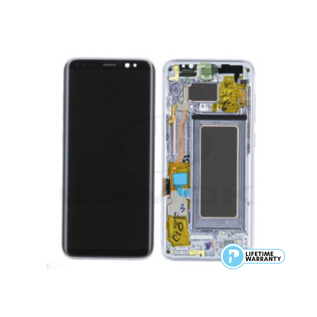 Samsung S8 G950 LCD (W/F) Service Pack Orchid Grey