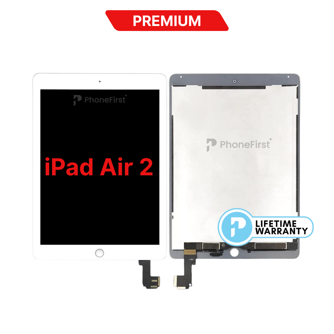 Apple iPad Air 2 LCD Assembly Premium (With Sleep Sensor) White