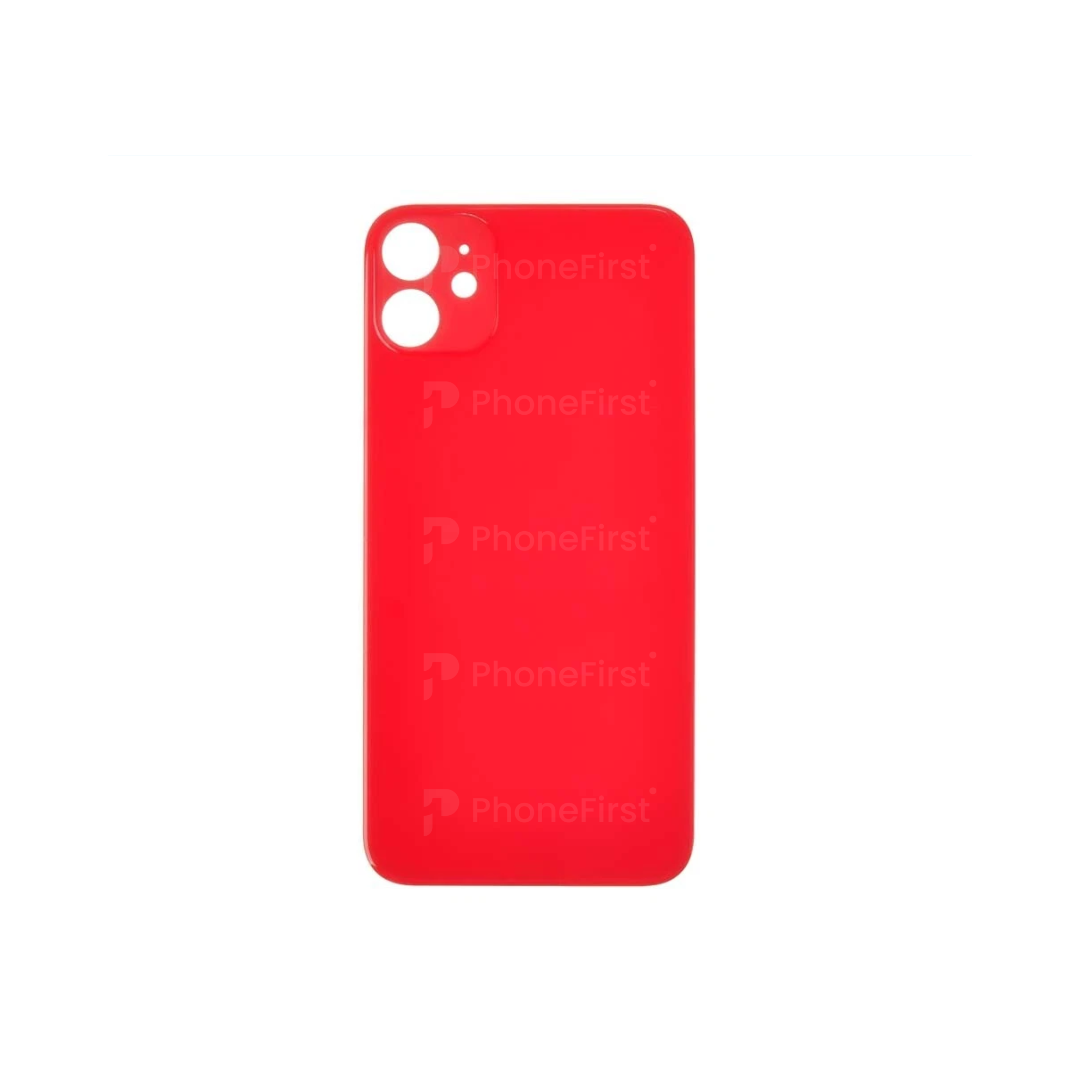 Apple iPhone 11 - Battery Back Big Hole Red