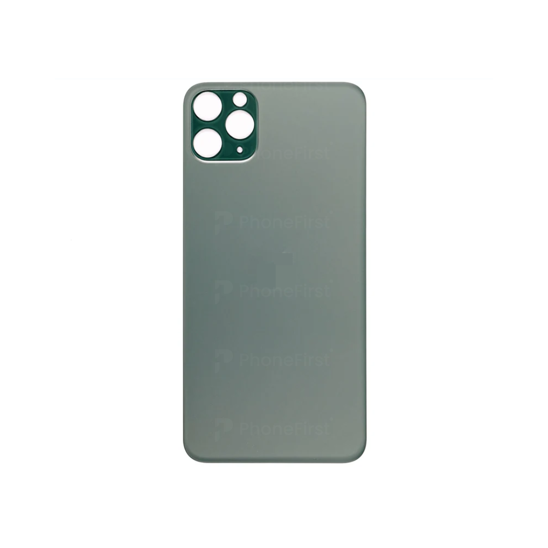 Apple iPhone 11 Pro Max - Nparts Advance Battery Back Big Hole Dark Green