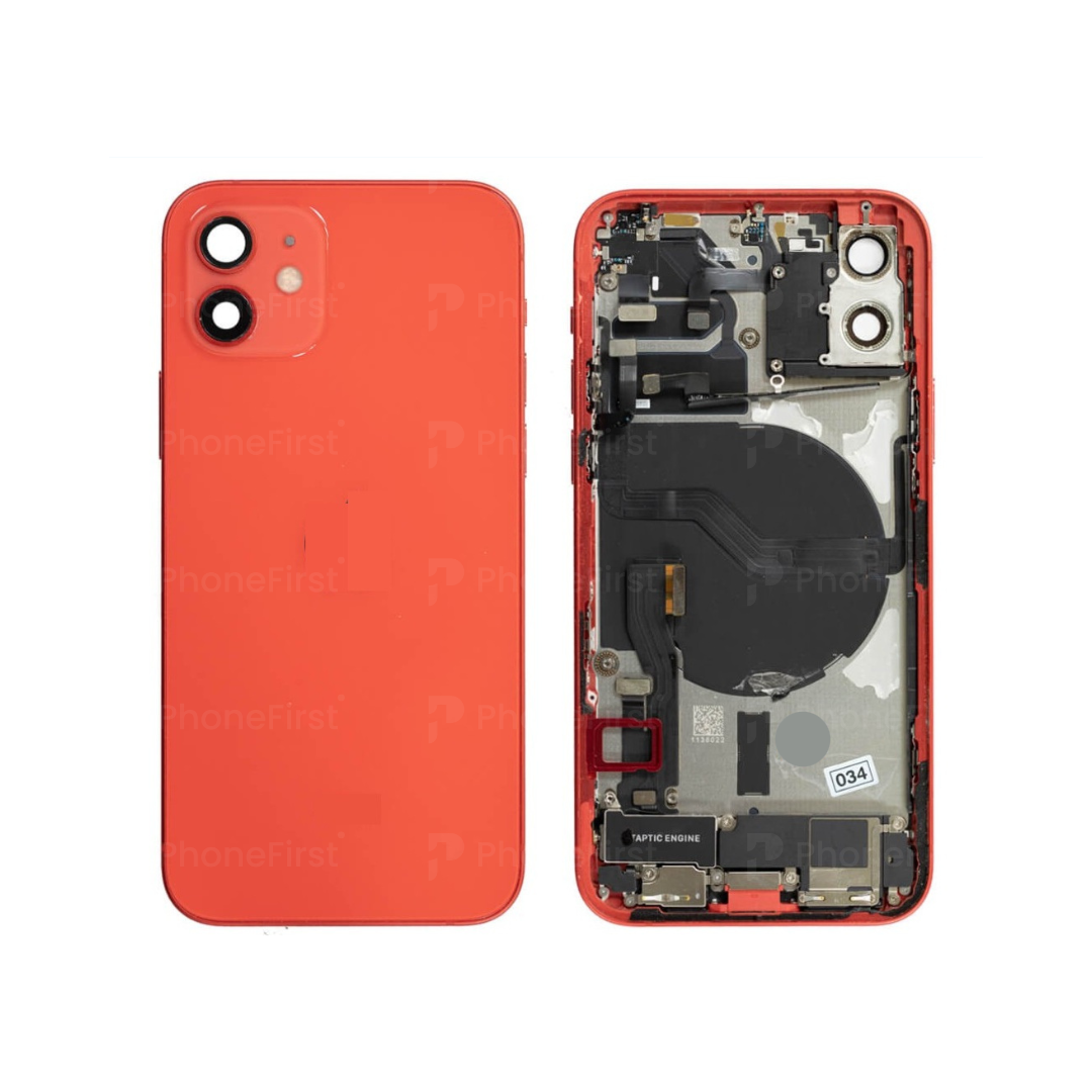 Apple iPhone 12 (6.1) Housing With Original Parts Red