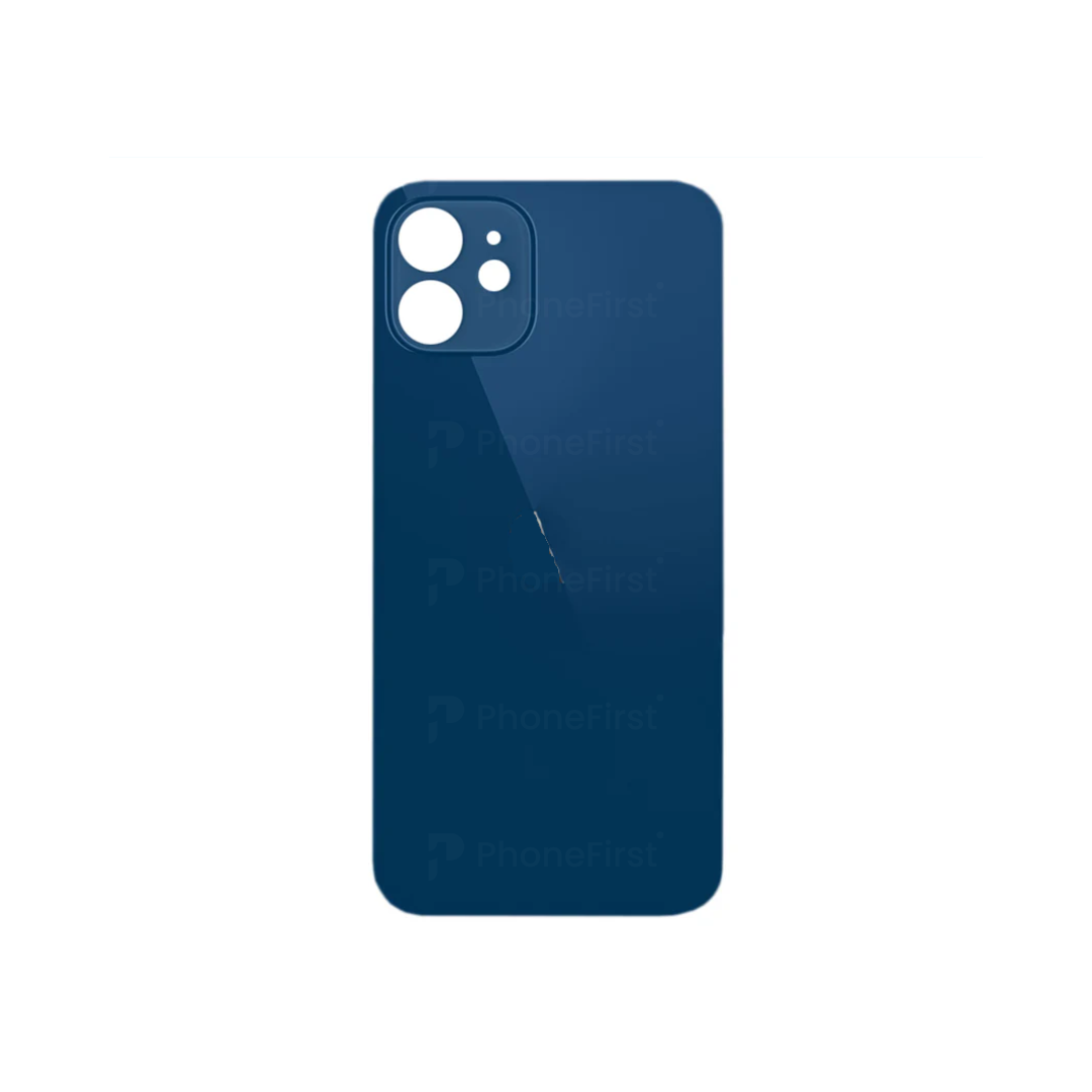 Apple iPhone 12 - Battery Back Big Hole Nparts Advance Blue