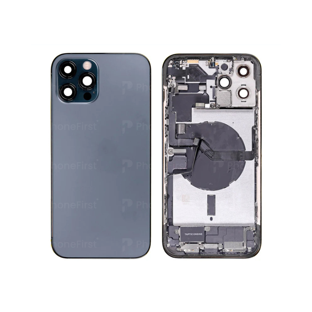 Apple iPhone 12 Pro Max (6.7) Housing With Original Parts Pacific Blue