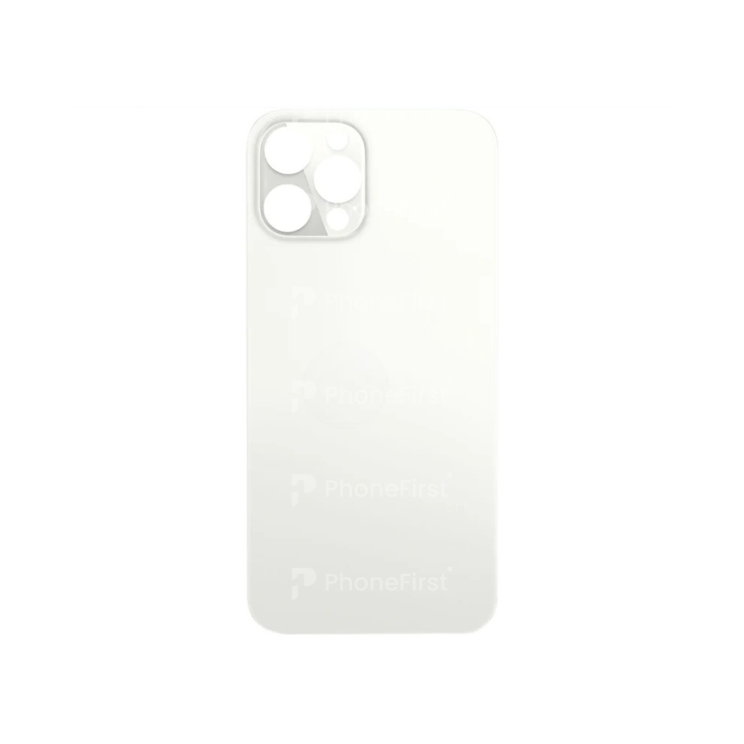 Apple iPhone 12 Pro Max - Battery Back Big Hole Nparts Advance Silver