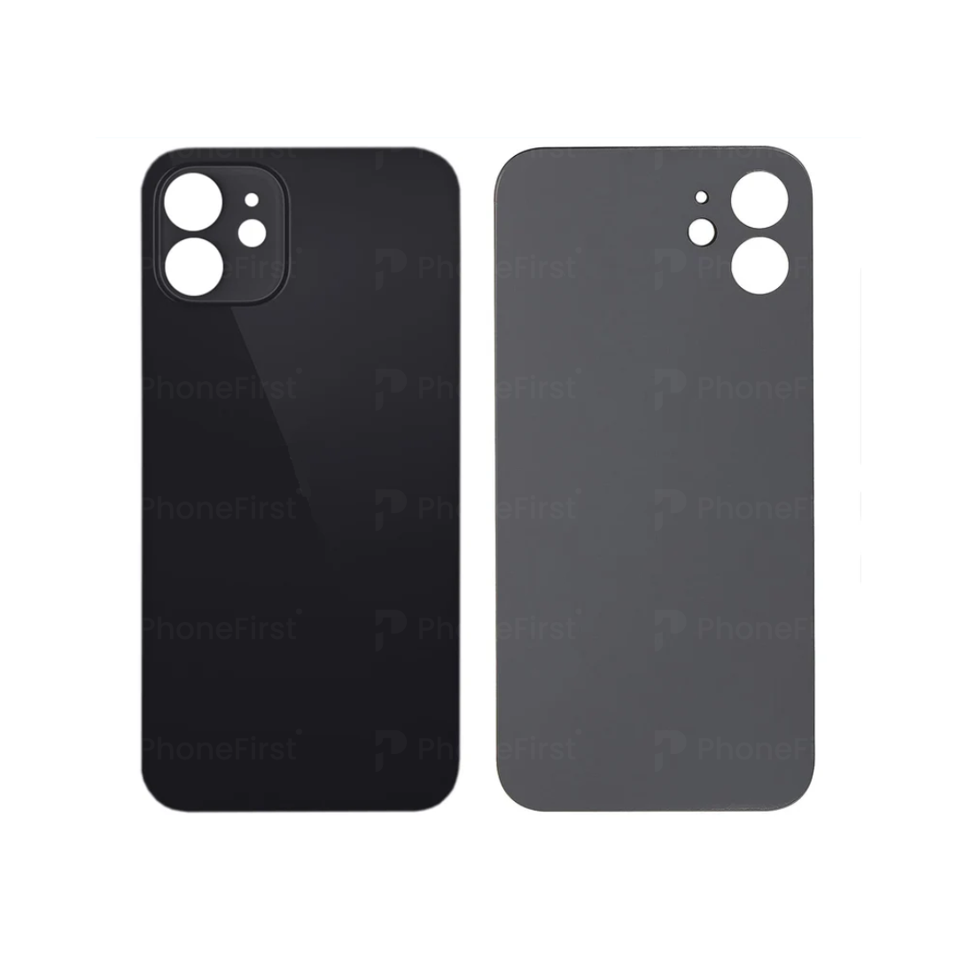 Apple iPhone 12 mini (5.4) - Battery Back Big Hole Black