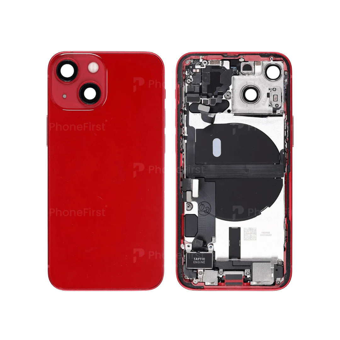 Apple iPhone 13 Mini - Pulled Original Housing With Parts Red