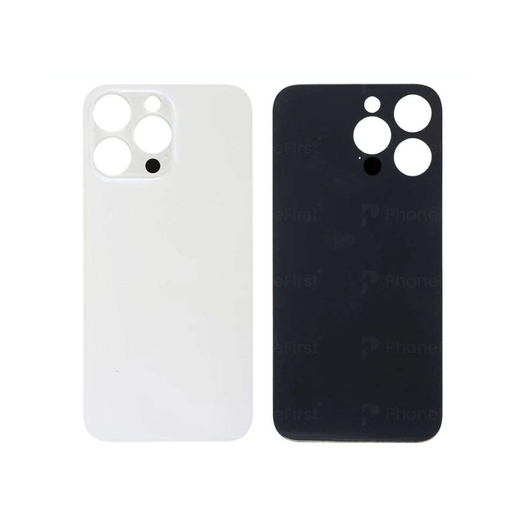 Apple iPhone 14 Pro Max - Battery Back Big Hole Silver