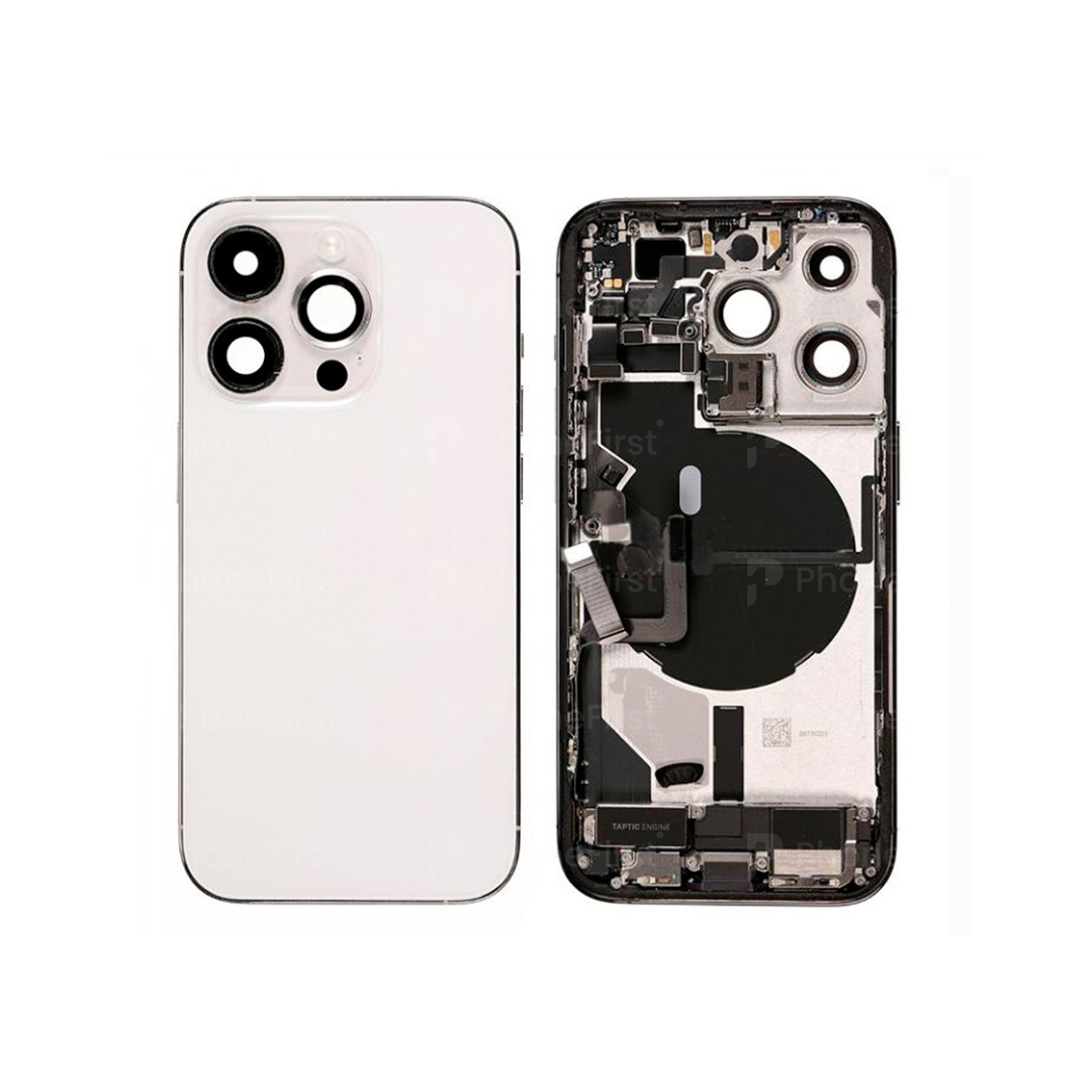 Apple iPhone 14 Pro Max - Pulled Original Housing With Parts Silver