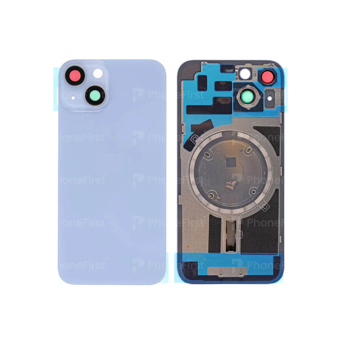 Apple iPhone 14 - Pulled Original Battery Back With Magnet Blue
