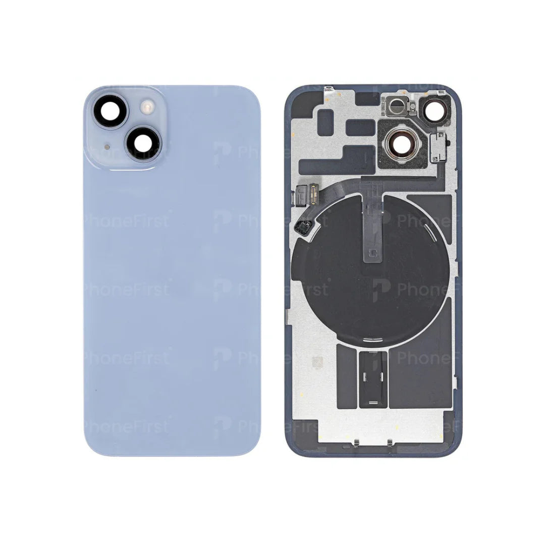 Apple iPhone 14 - Pulled Original Battery Back With Wireless Coil Blue