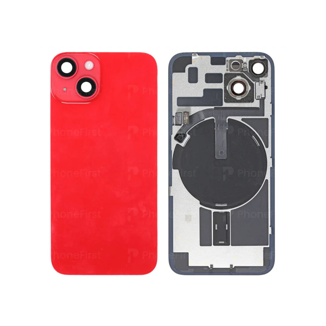 Apple iPhone 14 - Pulled Original Battery Back With Wireless Coil Red