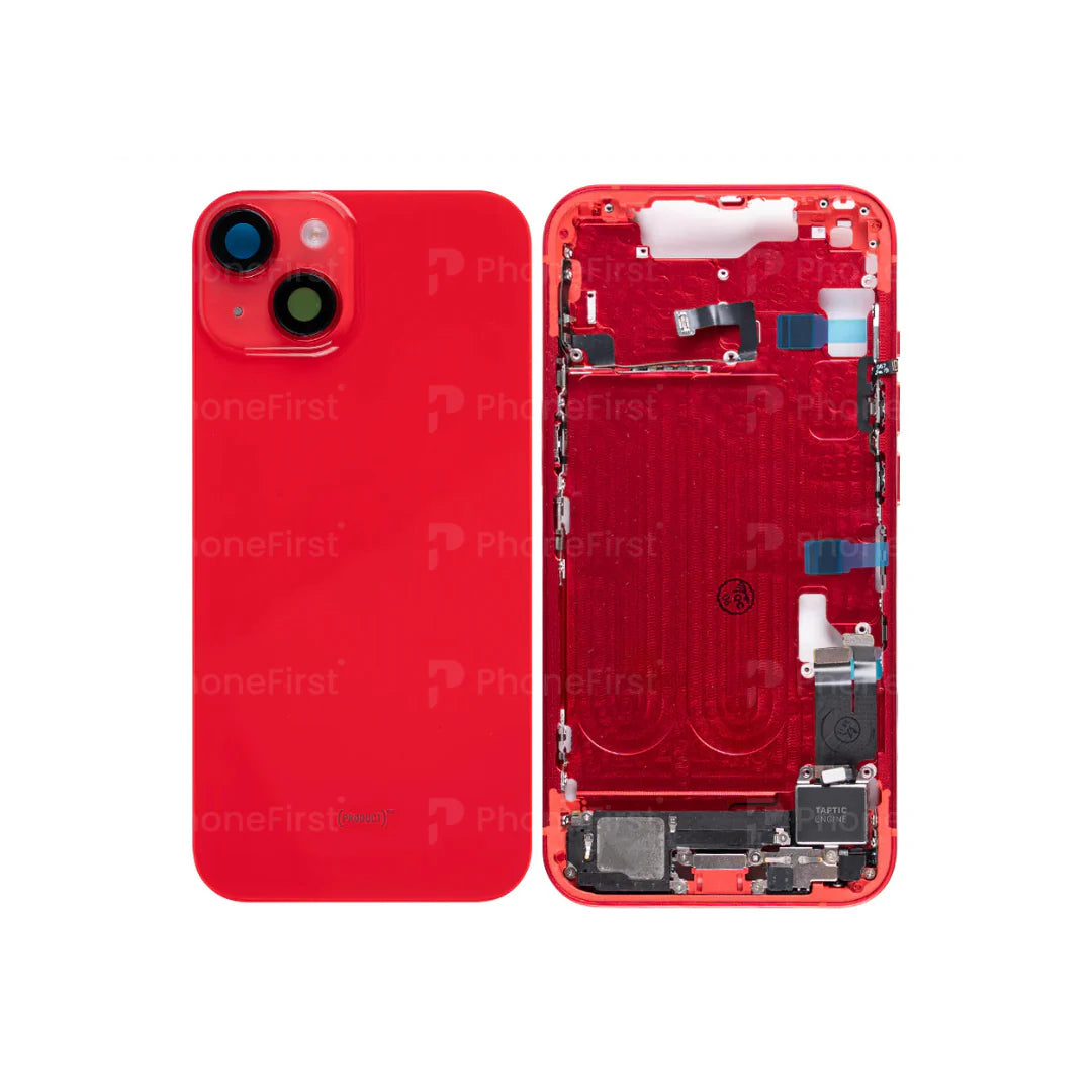 Apple iPhone 14 - Pulled Original Housing With Parts Red