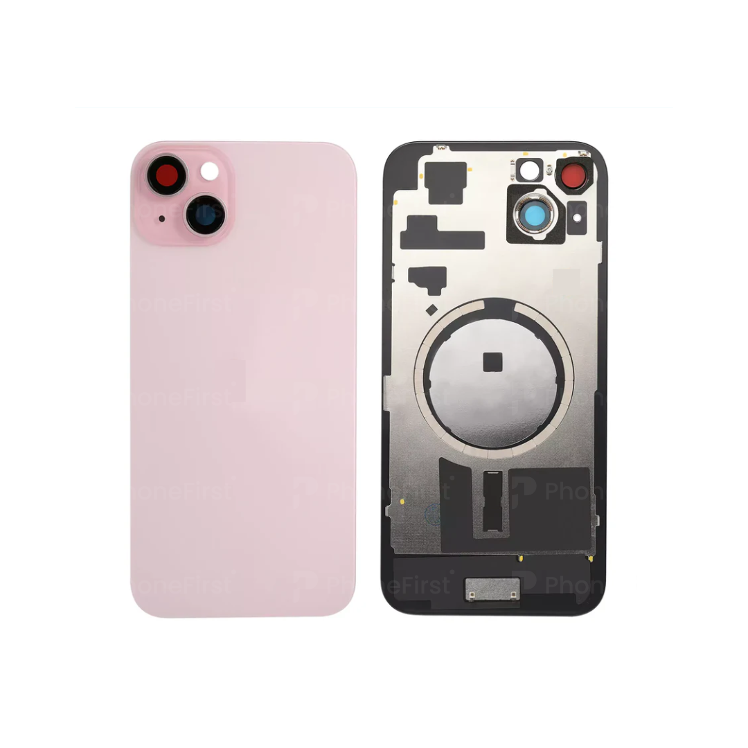 Apple iPhone 15 Plus - Battery Back With Magnet Pink