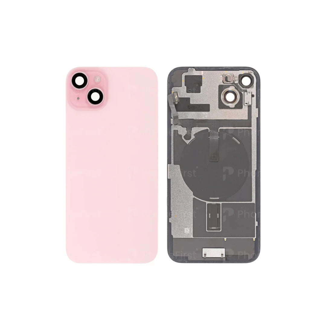 Apple iPhone 15 Plus - Pulled Original Battery Back With Wireless Coil Pink
