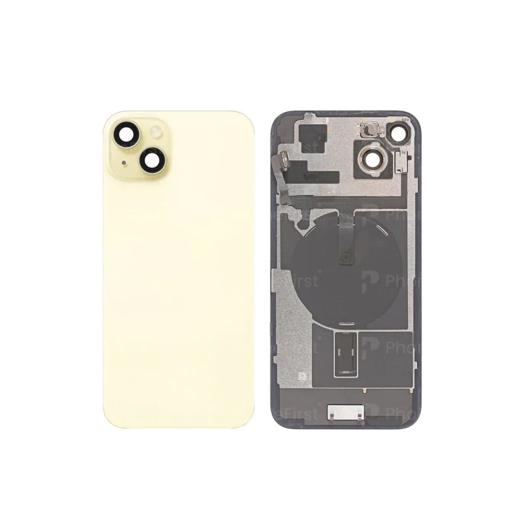 Apple iPhone 15 Plus - Pulled Original Battery Back With Wireless Coil Yellow