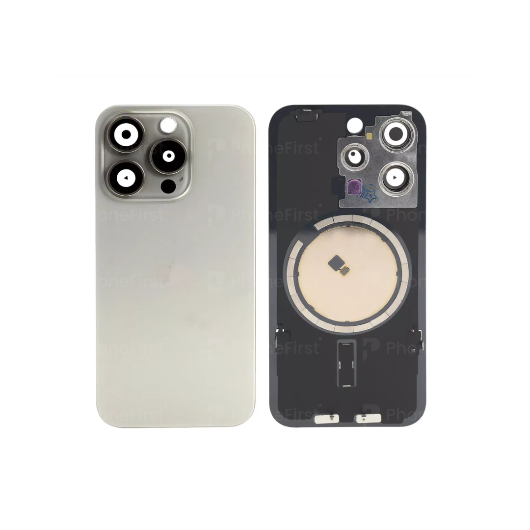 Apple iPhone 15 Pro - Battery Back With Magnet Natural Titanium