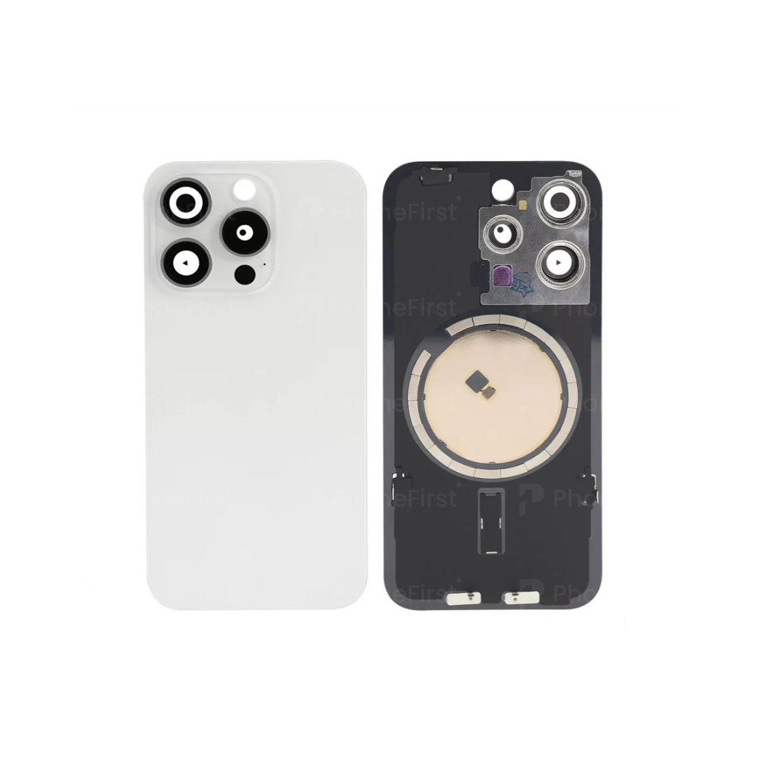 Apple iPhone 15 Pro - Battery Back With Magnet White Titanium