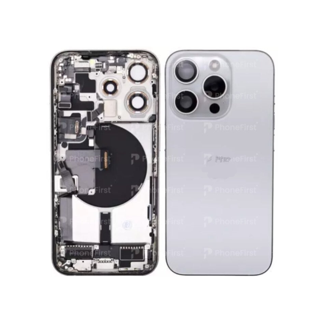 Apple iPhone 15 Pro Housing With Original Parts White