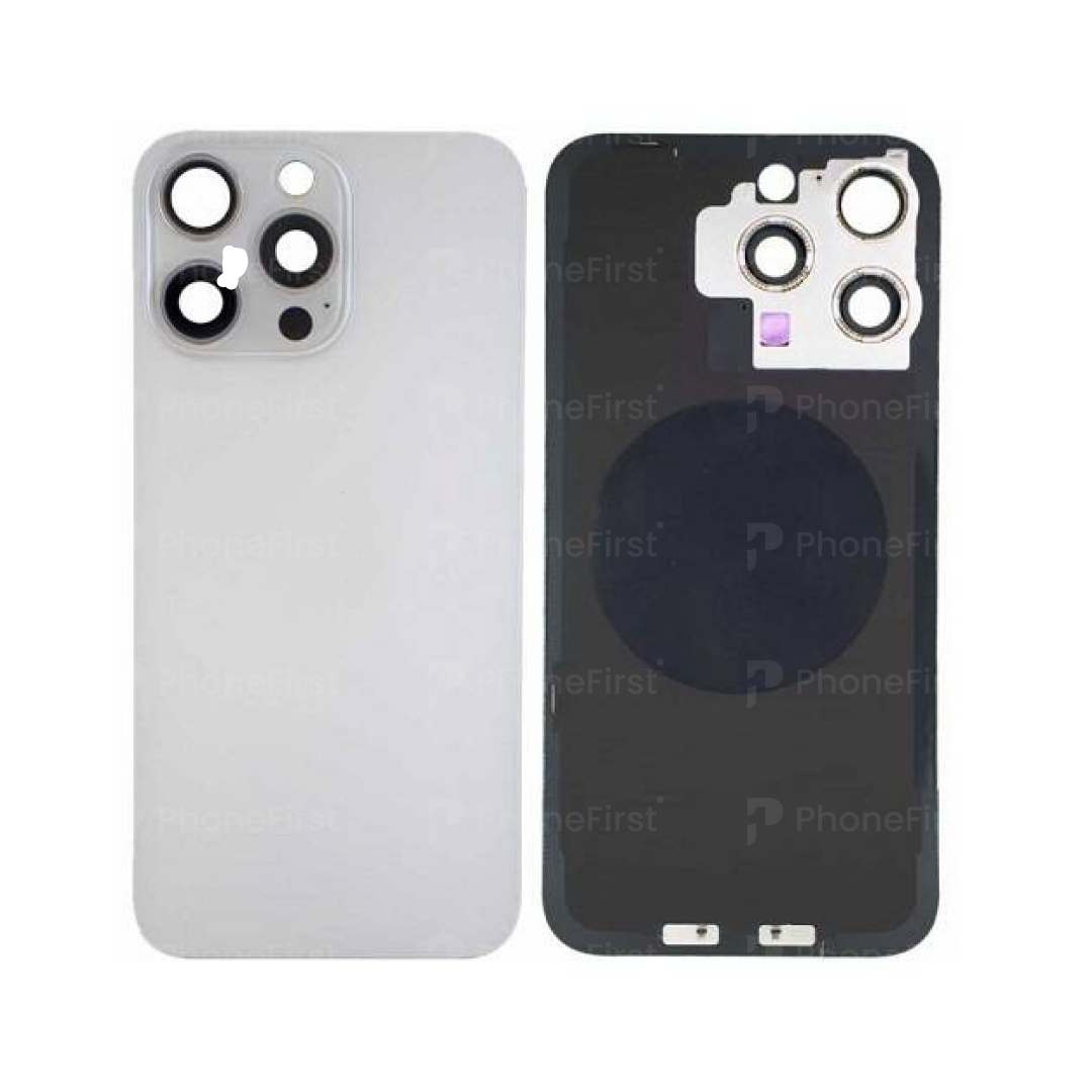 Apple iPhone 15 Pro Max - Battery Back With Magnet Natural Titanium