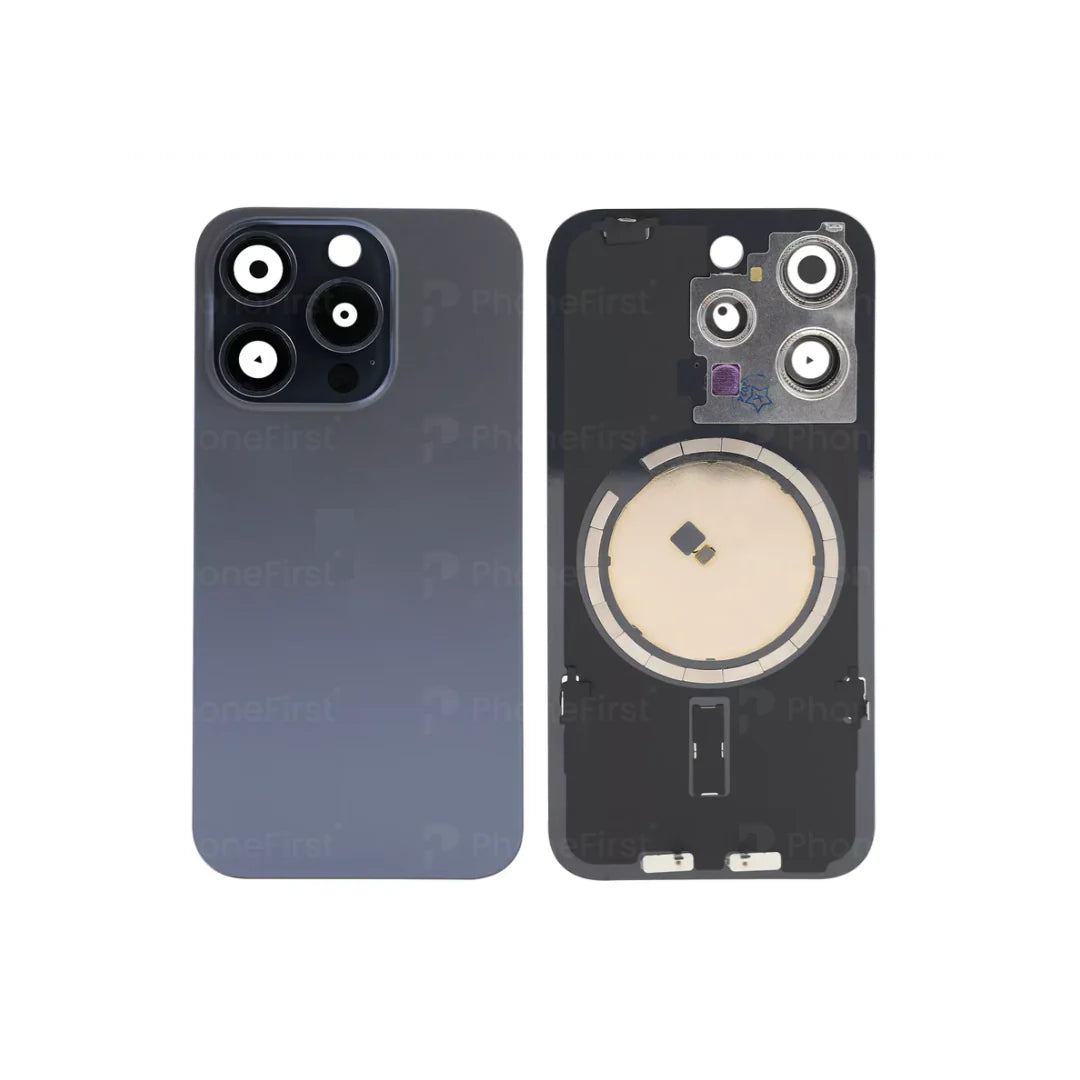 Apple iPhone 15 Pro - Pulled Original Battery Back With Magnet Blue Titanium