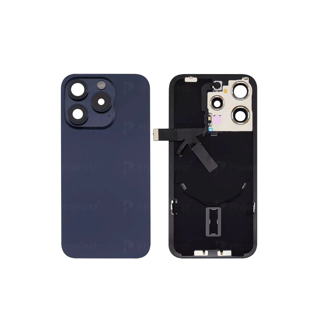 Apple iPhone 15 Pro - Pulled Original Battery Back With Wireless Coil Blue Titanium