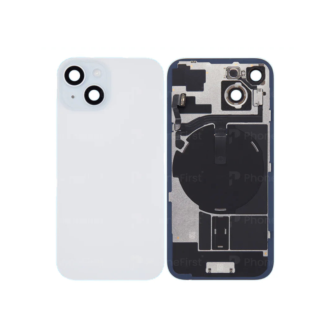 Apple iPhone 15 - Pulled Original Battery Back With Wireless Coil Blue