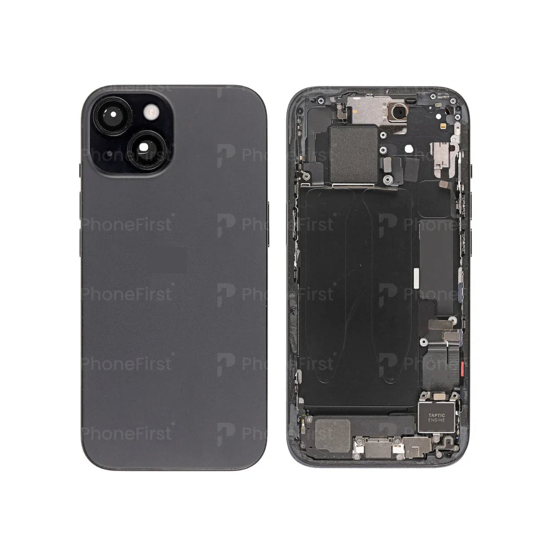 Apple iPhone 15 - Pulled Original Housing With Parts Black