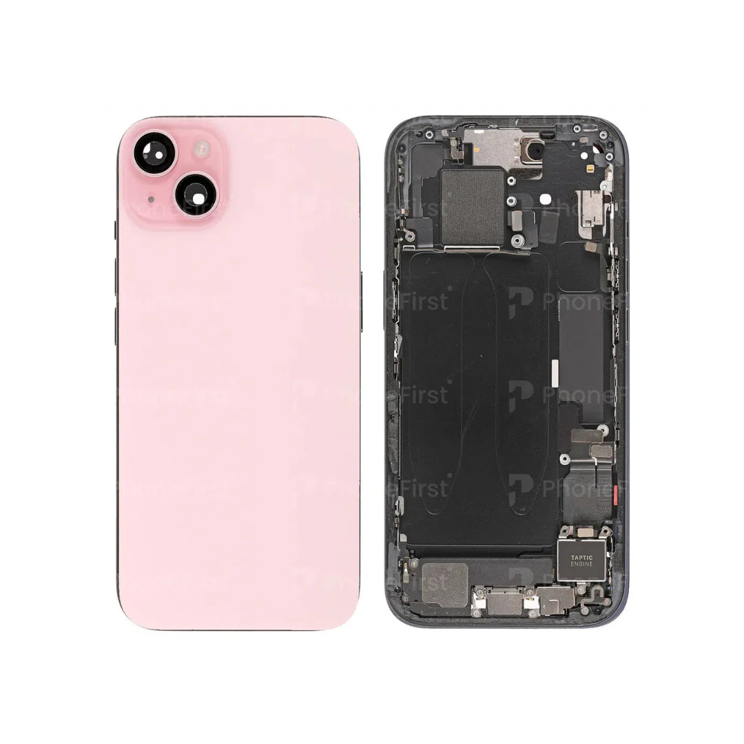 Apple iPhone 15 - Pulled Original Housing With Parts Pink