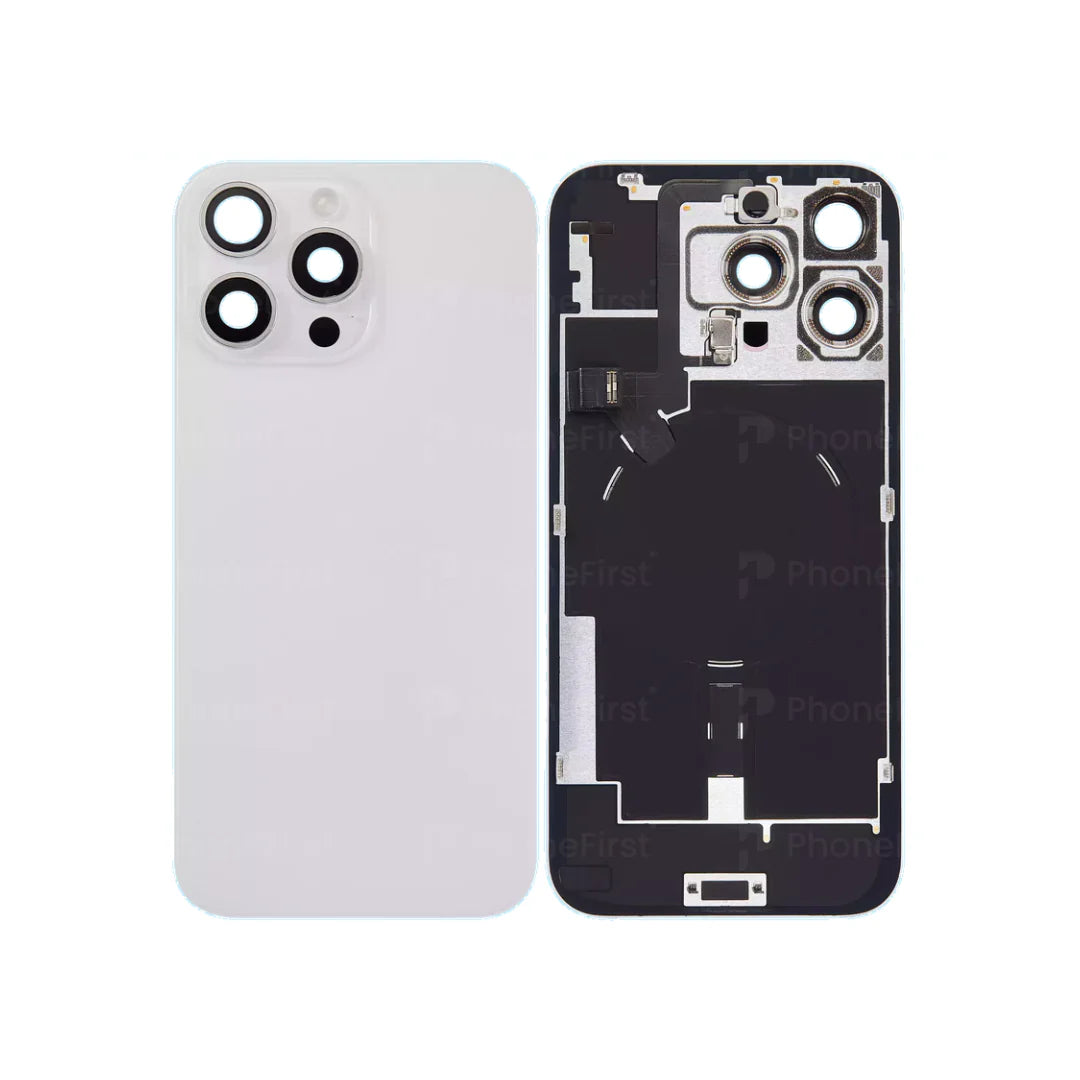Apple iPhone 16 Pro Max - Pulled Original Battery Back With Wireless Coil White Titanium