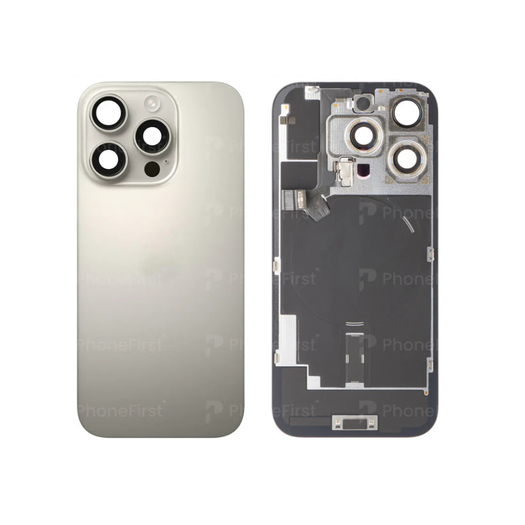 Apple iPhone 16 Pro - Pulled Original Battery Back With Wireless Coil Natural Titanium